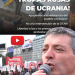 (Vídeo) Argentina: Acto unitario «Fuera las tropas rusas de Ucrania»
