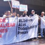 (Vídeo) Exigieron en Defensoría del Pueblo libertad para sidoristas presos