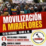 Las trabajadoras y trabajadores petroleros nos sumamos a la marcha del 13 de octubre